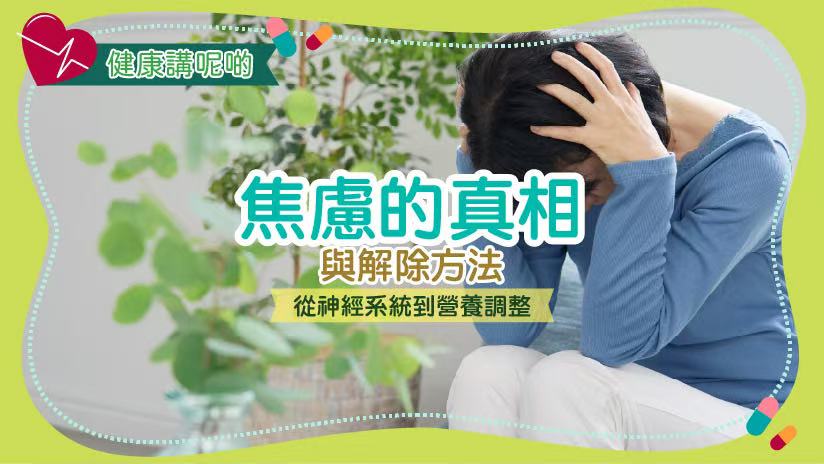 焦慮的真相與解除方法：從神經系統到營養調整