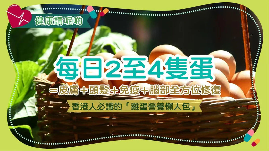 每日2至4隻蛋＝皮膚＋頭髮＋免疫＋腦部全方位修復！香港人必識的「雞蛋營養懶人包」